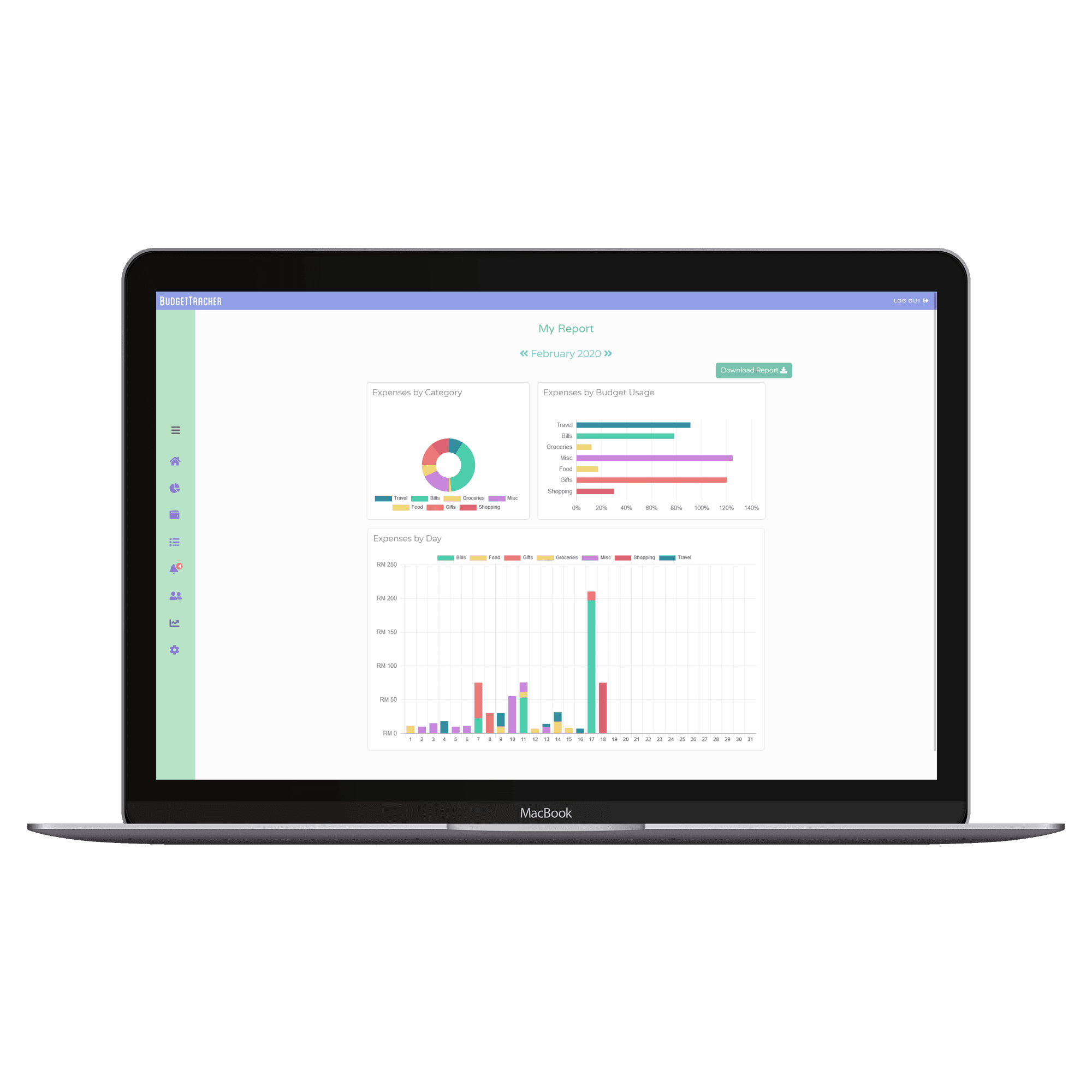 Budget Tracker preview
