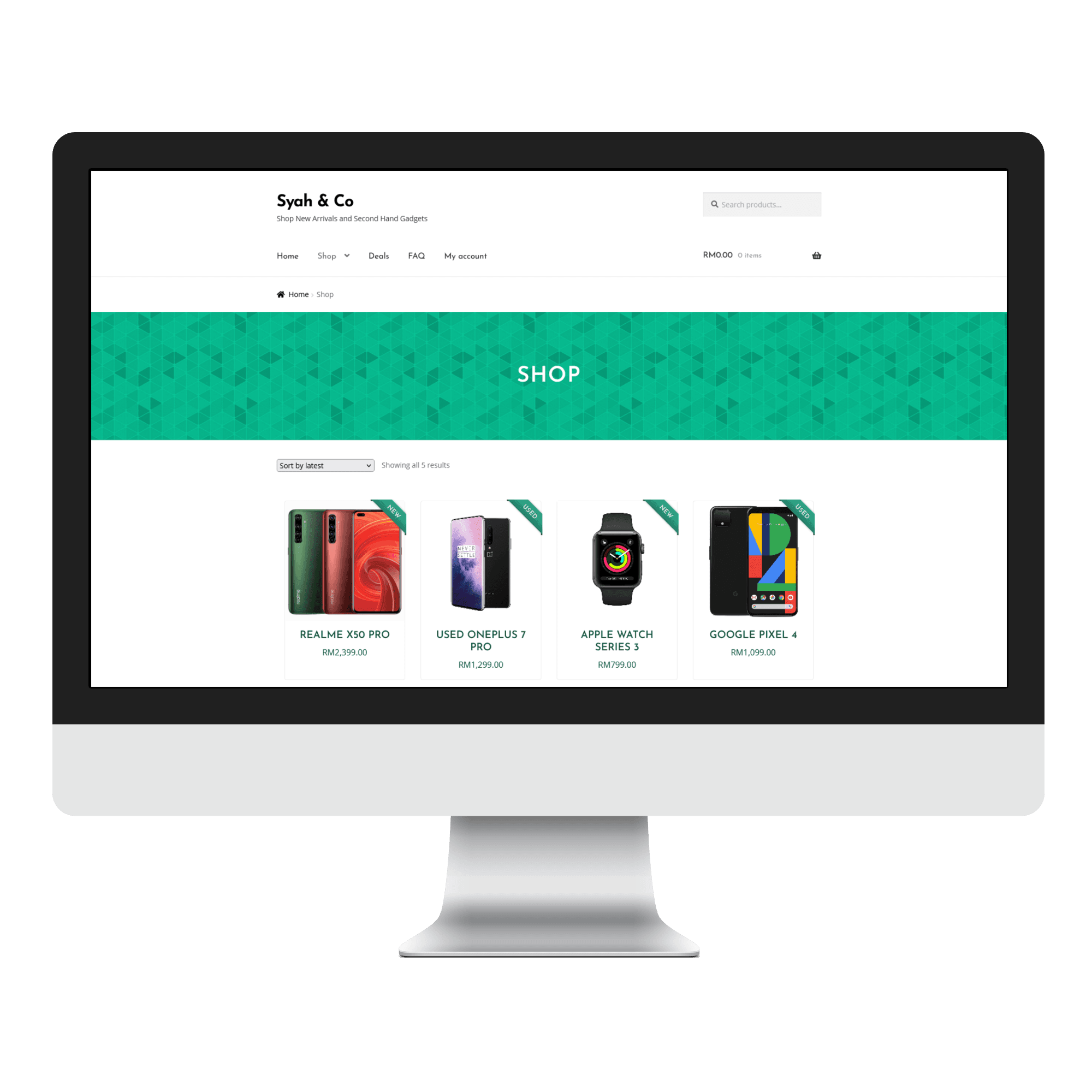 Syah & Co. storefront preview